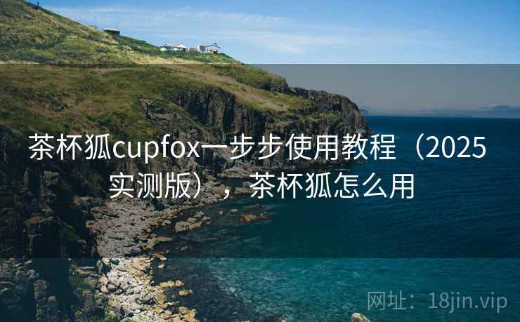 茶杯狐cupfox一步步使用教程（2025 实测版），茶杯狐怎么用